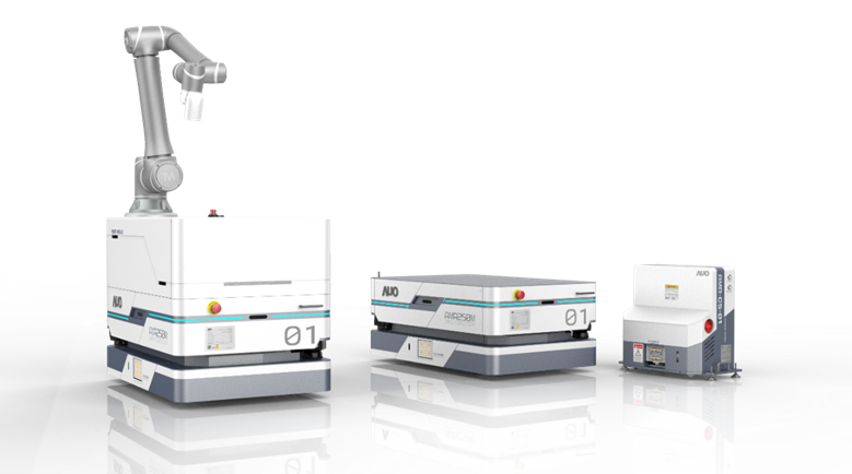 PA视讯數位開發的自主式移動機器人（AMR250M），搭配全向輪並結合AI演算法、2D LiDAR、3D攝影機等技術，協助客戶實現產線全自動化